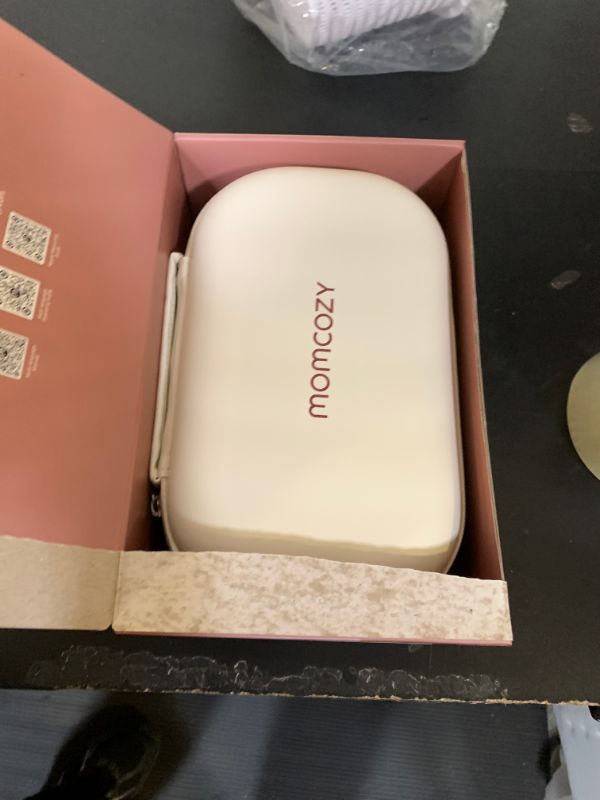 Photo 1 of Momcozy M5 Smart APP Controlled Wearable Breast Pump, Hands-Free Wireless Electric Pump, 3 Modes 9 Suction Levels, BPA-Free, Portable Lightweight, 24mm Flange, 2-Pack Cozy Red