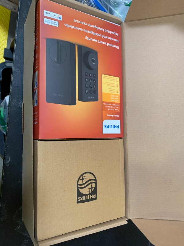 Photo 1 of Philips WiFi Keypad Door Lock with Handle, Built-in WiFi, APP Remote Control, Voice & Fingerprint Unlock, Smart Locks for Front Door with Auto Lock, Digital Front Door Lock Set, Keyless Entry Deadbolt