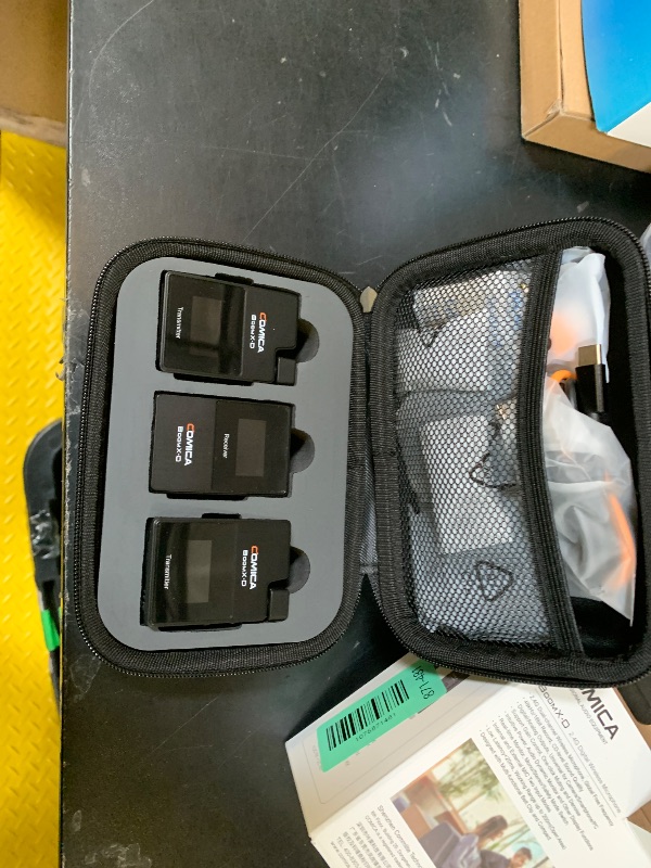 Photo 1 of COMICA BoomX-D2 Wireless Lavalier Microphone for iPhone, Android Camera, Dual Lapel Mic System with 2 Transmitters, 656ft Stable Range, Noise Cancelling, Ideal for Vlog, YouTube, Content Creators