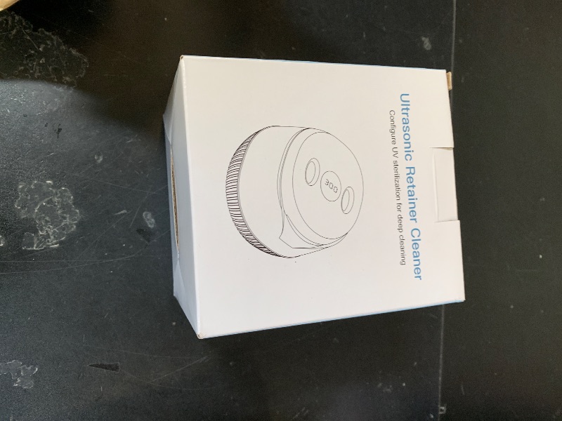Photo 1 of Dental Ultrasonic Retainer Cleaner Machine: 45kHz Dental Cleaning Pod with Digital Timer & 200ML, Cleaning for Dentures, Mouth Guards, Aligners, Night Guards, Braces, Toothbrush Heads & Jewelry, White