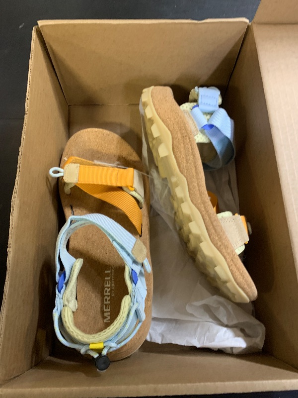 Photo 1 of Merrell Women's Speed Fusion Web Rmx Sandal, Ice Blue/Hoodoo, 7