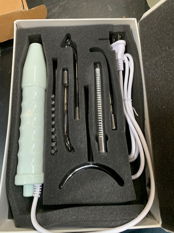 Photo 1 of NuDerma Professional Skin Therapy Wand - Portable Skin Therapy Machine with 6 Neon & Argon Wands – Boost Your Skin – Clear Firm & Tighten