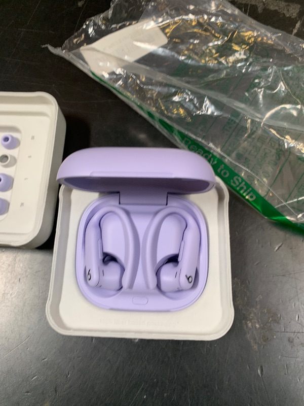 Photo 1 of Beats Powerbeats Pro 2 - Wireless Noise Cancelling Workout Earbuds with Secure- Fit Earhooks, Up to 45-Hour Battery with Charging Case, Sweat & Water Resistant, Heart Rate Monitoring - Hyper Purple