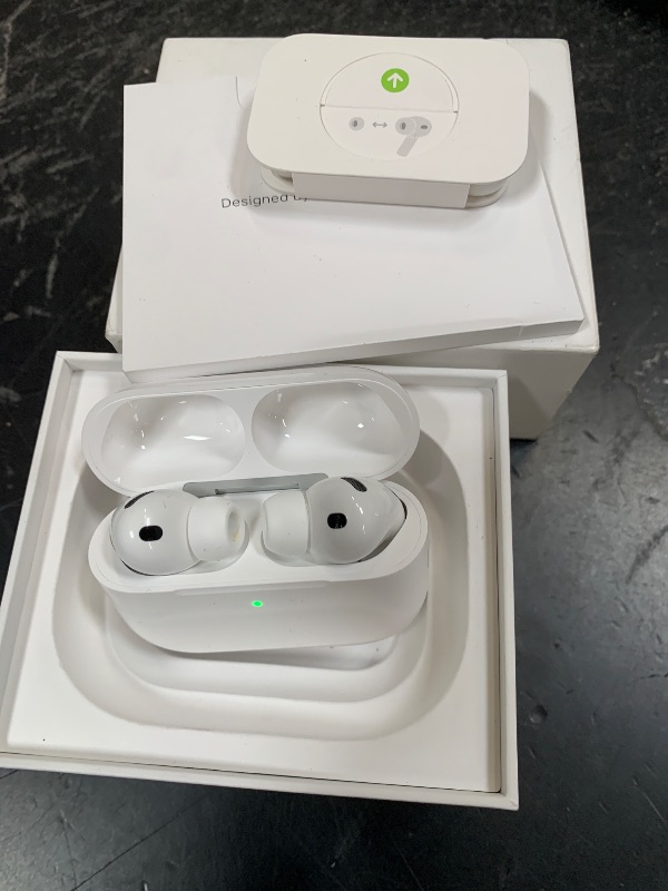 Photo 1 of Apple AirPods Pro 3 Wireless Earbuds, Active Noise Cancellation, Live Translation, Heart Rate Sensing, Hearing Aid Feature, Bluetooth Headphones, Spatial Audio, High-Fidelity Sound, USB-C Charging