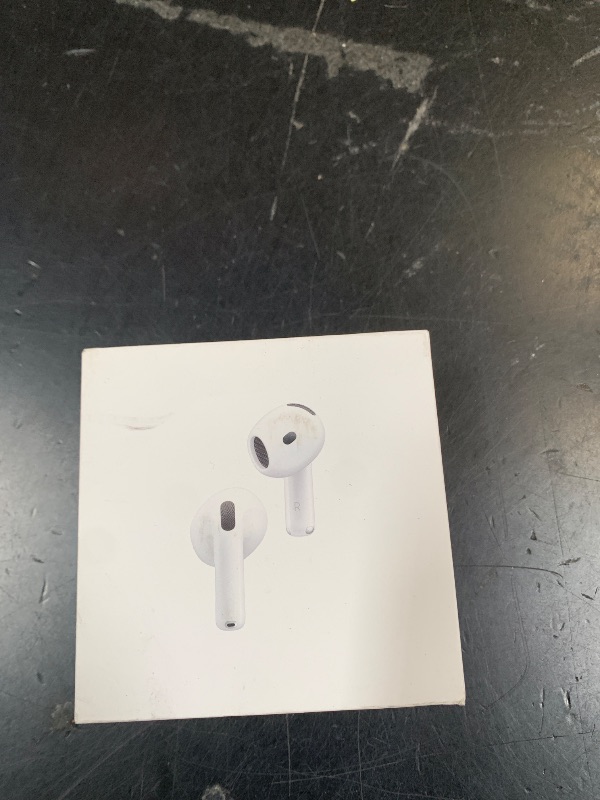 Photo 1 of Apple AirPods 4 Wireless Earbuds, Bluetooth Headphones, with Active Noise Cancellation, Adaptive, Transparency Mode, Personalized Spatial Audio, USB-C Charging Case, Wireless Charging, H2 Chip