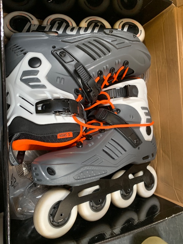 Photo 1 of JC JORDEN Inline Skates for Women Men, Fitness Speed Racing Skates with Durable Outer Shell, Adult Male Female, Professional Outdoor Fitness Roller Skates Blades for Unisex