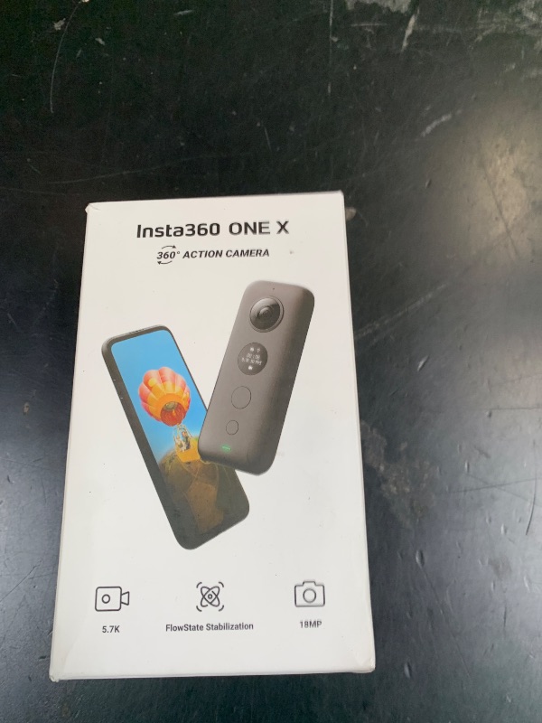 Photo 1 of Insta360 ONE X Action Camera 360 Degree 5.7K 18MP Stabilization Real Time WiFi Transfer Sports Video Construction Documentation