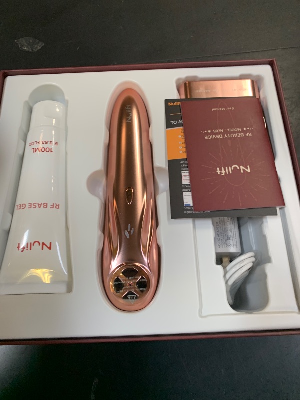 Photo 1 of RF Radio Frequency Facial Device, 1MHz RF Machine for Anti-Aging & Face Lifting, Wireless Skin Tightening for Wrinkles & Jawline, 3 Modes for Home Use with Gel