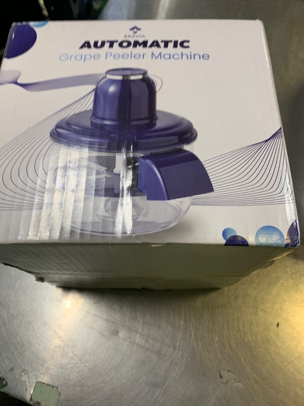 Photo 1 of Automatic Grape Peeler Machine, Electric Garlic & Cherry Tomato Peeler Skin Remover Tool for Small Fruits