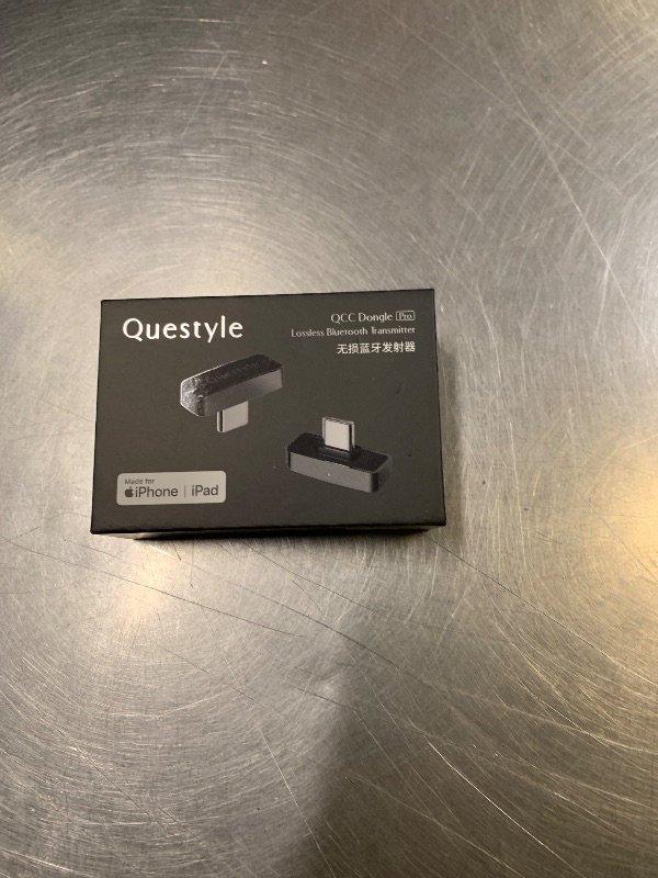 Photo 1 of Questyle QCC Dongle Pro [MFi Certified] USB-C Bluetooth Audio Adapter with LDAC,aptX Lossless&aptX-Adaptive,Low Latency Bluetooth 5.4 Dongle for PS5,Wireless Lossless Transmitter for PC/Headphones