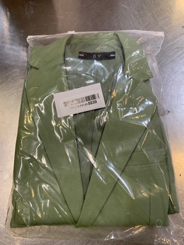 Photo 1 of Boys Formal Suits 3 Piece Slim Fit Suit Dress Clothes Ring Bearer Outfit Suits for Boy Size 8 Sage Green