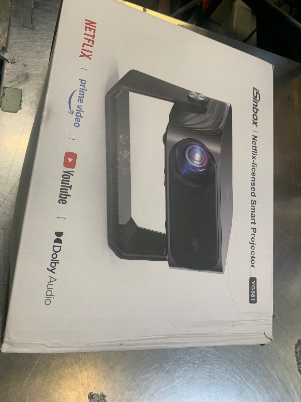 Photo 1 of [2000 ANSI/Auto Focus & Keystone/Built-in APP] 4K Outdoor Projector with Wifi and Bluetooth, Smart Portable Projector with Built in Apps YouTube/PrimeVideo & Dolby, Home Theater Projector with HDR10+