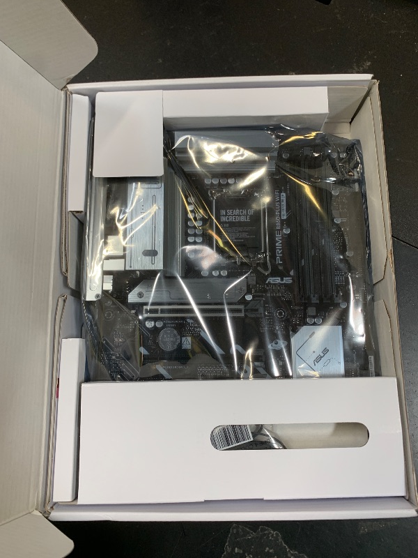 Photo 1 of ASUS Prime B860-PLUS WiFi B860 LGA 1851 ATX Motherboard, Intel® Core™ Ultra Series 2 Ready, Advanced AI PC-Ready, 8+1+1+1 Stages, DDR5, PCIe 5.0, HDMI, USB 20Gbps Type-C®, 2 x M.2, WiFi 6E, 2.5Gb LAN