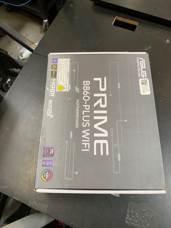 Photo 1 of ASUS Prime B860-PLUS WiFi B860 LGA 1851 ATX Motherboard, Intel® Core™ Ultra Series 2 Ready, Advanced AI PC-Ready, 8+1+1+1 Stages, DDR5, PCIe 5.0, HDMI, USB 20Gbps Type-C®, 2 x M.2, WiFi 6E, 2.5Gb LAN