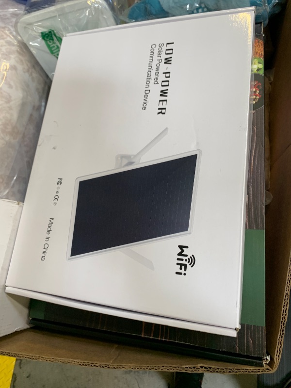 Photo 1 of Solar WiFi Extender Outdoor, Solar Powered WiFi Extender Signal Booster for Gardens,Farm & Ranch, 2.4GHz Wireless Solar WiFi Repeater 300Mbps, 26000mAh Battery, 200m Range, IP66 Waterproof