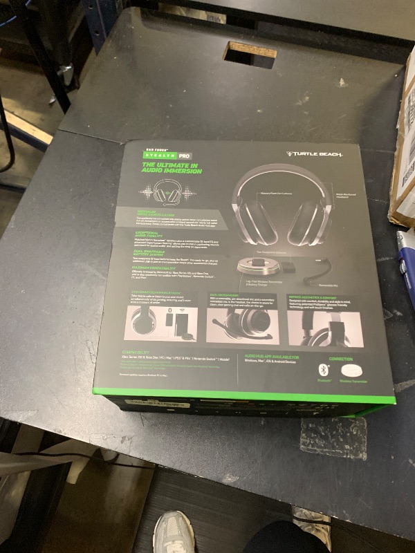 Photo 1 of Turtle Beach Stealth Pro Multiplatform Wireless Noise-Cancelling Gaming Headset for Xbox Series X|S, Xbox One, PS5, PS4, PC, Mac, Mobile – Swappable Batteries – Black