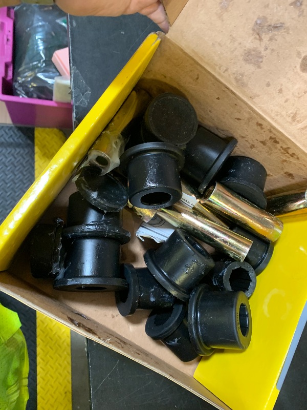Photo 1 of Energy Suspension 5.2118G Leaf Spring Bushing Set, Black
