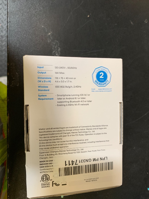 Photo 1 of meross Matter Smart Thermostat for Electric Baseboard Heater, Works with Alexa, HomeKit, Google, SmartThings, Programmable WiFi Thermostat for House, Energy Saving, App & Voice Control for Smart Home