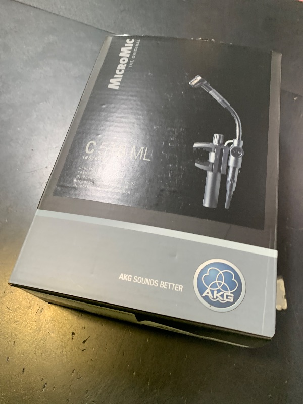 Photo 1 of AKG C518 ML Professional Miniature Clamp-On Condenser Microphone with Mini XLR Connector