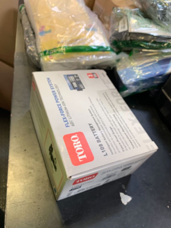 Photo 1 of Toro 60V MAX* Flex-Force 2.0Ah Lithium-Ion Battery