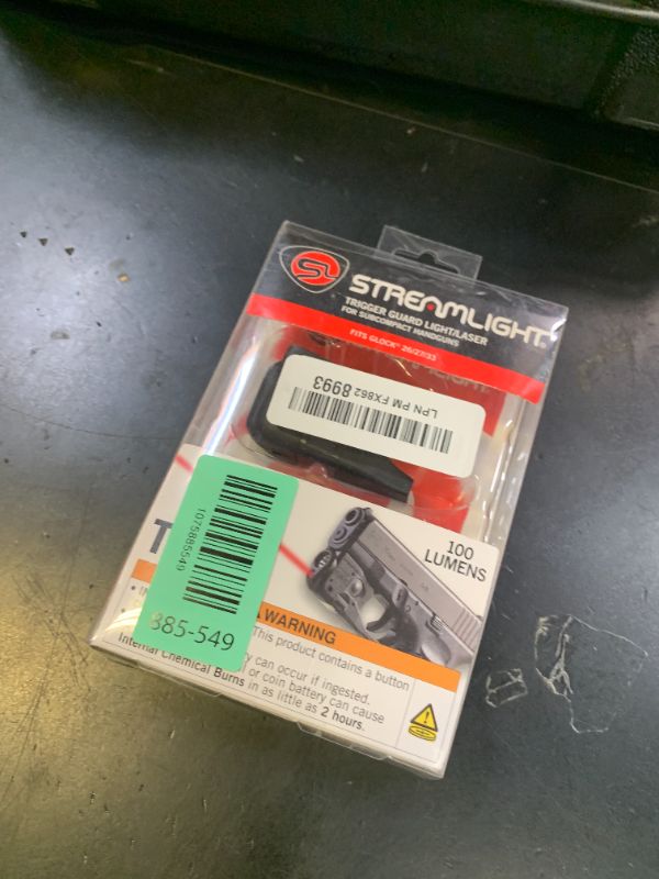Photo 1 of Streamlight 69272 TLR-6 100-Lumen Tactical Weapon Light with Integrated Red Aiming Laser Designed Exclusively and Solely for Glock 26/27/28/33/39, Black