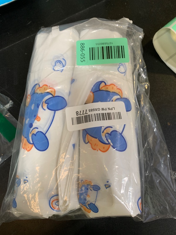 Photo 1 of 10-Pack Kids' Rain Shoe Covers - Waterproof, Dinosaur Pattern, 13.78×11.02 in, Fits Ages 3-8, Ideal for Rainy Days & Outdoor Activities
