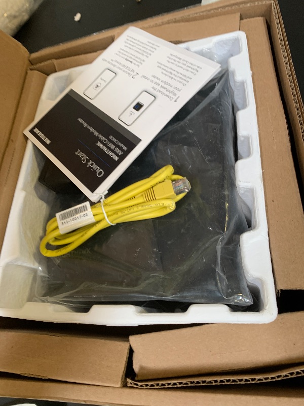 Photo 1 of NETGEAR Nighthawk Modem Router Combo (CAX30) DOCSIS 3.1 Cable Modem and WiFi 6 Router - AX2700 2.7 Gbps - Compatible with Xfinity, Spectrum, Cox, and More - Gigabit Wireless Internet