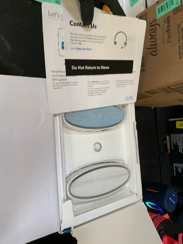 Photo 1 of NETGEAR Tri-Band Whole Home Mesh WiFi System with 3Gbps Speed (RBK50) – No Longer Produced