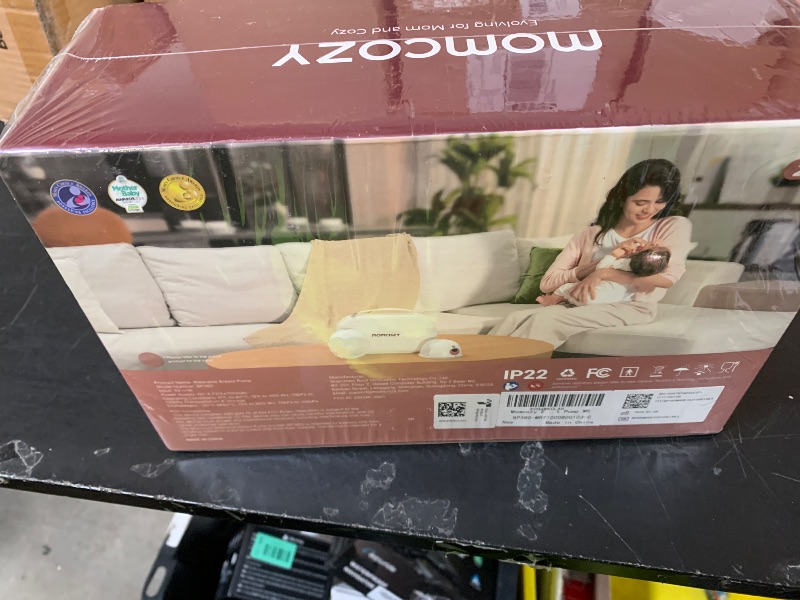 Photo 1 of Momcozy M5 Smart APP Controlled Wearable Breast Pump, Hands-Free Wireless Electric Pump, 3 Modes 9 Suction Levels, BPA-Free, Portable Lightweight, 24mm Flange, 2-Pack Cozy Red