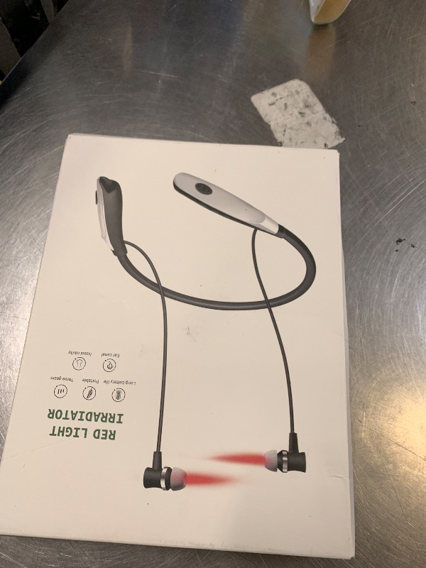 Photo 1 of Red Light Therapy for Ears and Nose Red 2-in-1 Red Light Therapy Portable Light Weight Soothing Device with Neck Hanging Design Auto Timer,Rechargeable