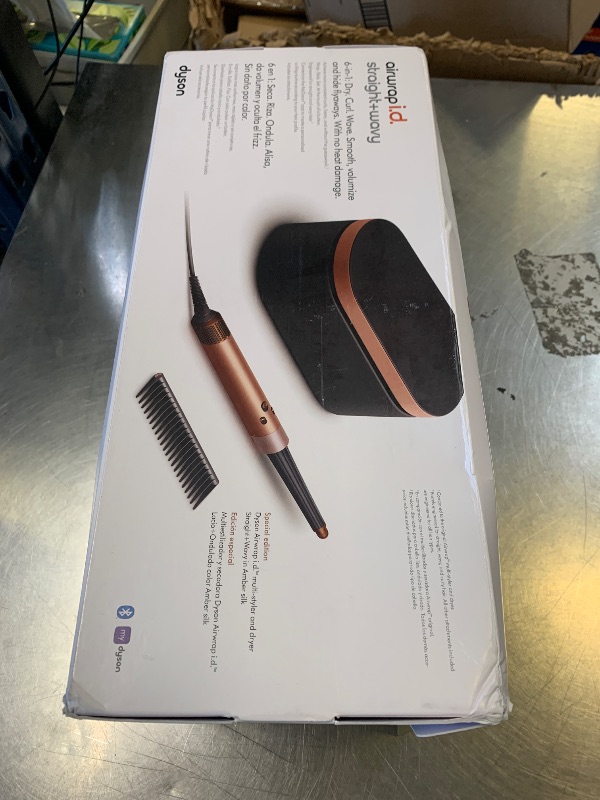 Photo 1 of Dyson Airwrap i.d. Multi-Styler, Allure Winner, Bluetooth Connected, No Heat Damage, 6-in-1 Versatility, Intelligent Hair Styler