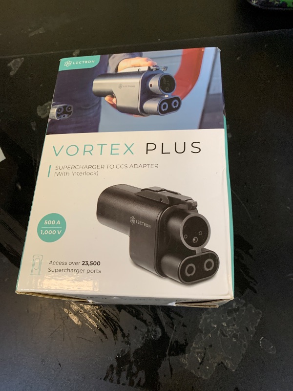 Photo 1 of Lectron NACS to CCS Electric Vehicle Adapter with Interlock - (500A/1,000V) - Compatible with Tesla Superchargers - CCS1 EV Fast Charging with Vortex Plus [Check Automaker for Compatibility] - UL 2252