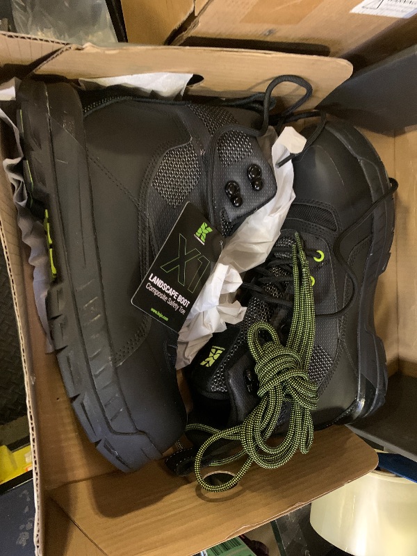 Photo 1 of Kujo Yardwear X1 | Water-Resistant and Composite Toe | Landscape Boot - Black
