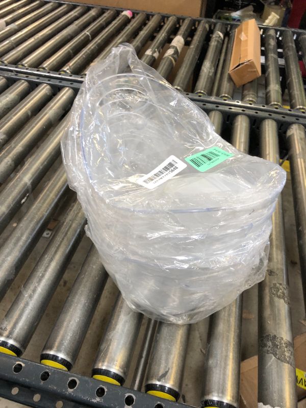 Photo 1 of Beverage Tubs for Parties Plastic Ice Bucket for Cocktail Bar Clear Acrylic Wine Bucket with Scoops Drink Bucket Cooler for Chiller Bin for Champagne or Beer (4 L)
