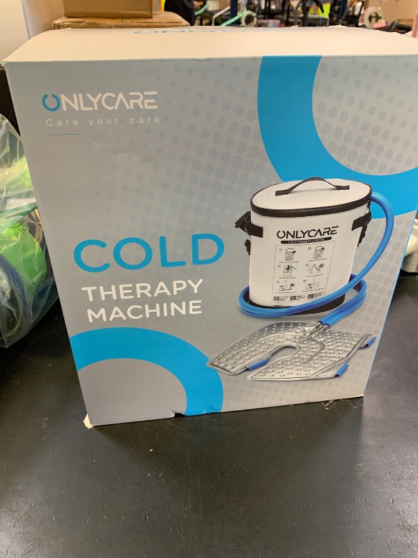 Photo 1 of Cold Therapy Machine 4.0, Program Timer Ice Machine for Knee After Surgery, Portable Ice Therapy Machine with Quiet Pump, w/Compression Pad for Ankle, Arm Joints, Sport Injury, Cryotherapy Pain Relief