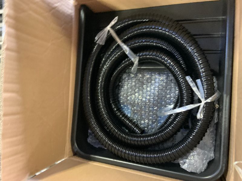 Photo 1 of NFESOLAR Pond Waterfall Spillway Kit, Includes Waterfall Box, Filter Media, 1200GPH Water Pump and 10 FT Corrugated Tubing, for Ponds and Streams up to 3,000 Gallons N4332