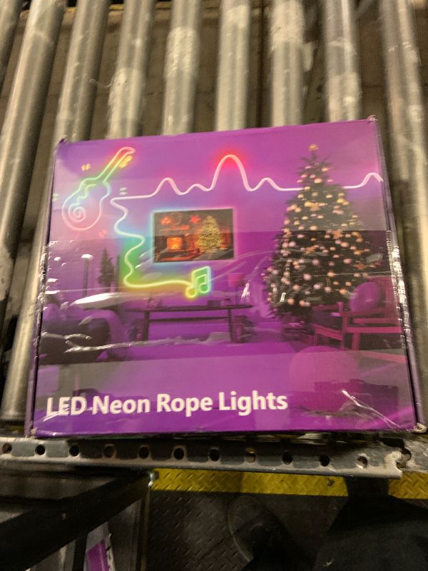 Photo 1 of FBZ 200Ft Led Rope Lights, Flexible Neon Lights Control with App/Remote, Multiple Modes, IP65 Outdoor RGB Waterproof, Music Sync Gaming Light Strip for Bedroom Decor