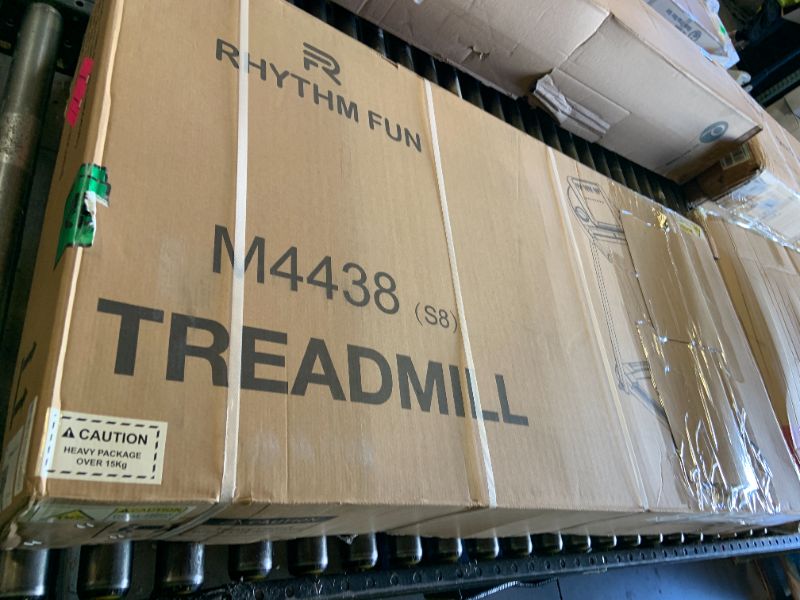 Photo 1 of FACTORY SEALED
RHYTHM FUN 8.0 MPH Treadmills for Home, Running Walking Pad Treadmill with Incline up to 8%, Foldable Treadmill with Handle Bar, Low Noise Walking Pad for 300 lbs