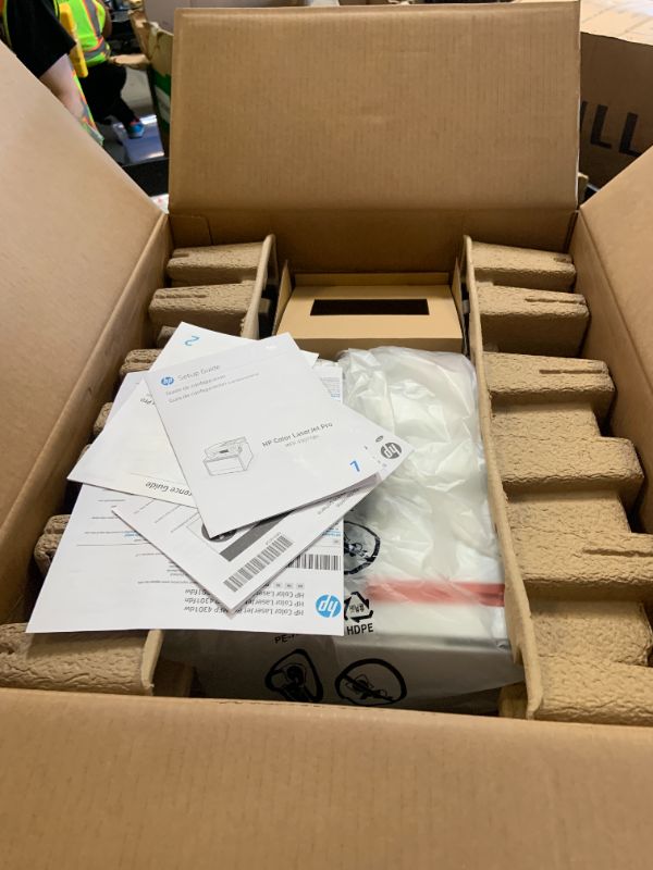 Photo 1 of HP Color LaserJet Pro MFP 4301fdn Printer, Print, Scan, Copy, Fax, Fast, Easy Setup, Mobile Printing, Advanced Security, Best-for-Small Teams. Ethernet & USB Only. Not Wireless. 16.6 x 17.1 x 15.1 in.5851-7109
