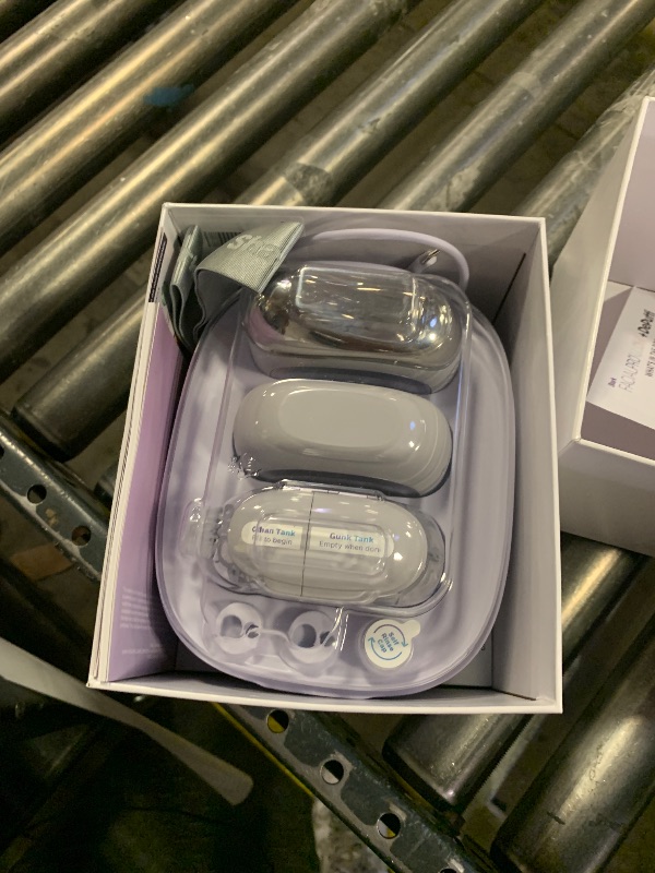 Photo 1 of Shark FacialPro Glow at-Home Hydro-Powered Facial System with DePuffi Hot & Cold Therapy – Professional Spa Skincare Device for Pore Cleansing, Hydration, & Radiant Glow, Lilac, FH320PL