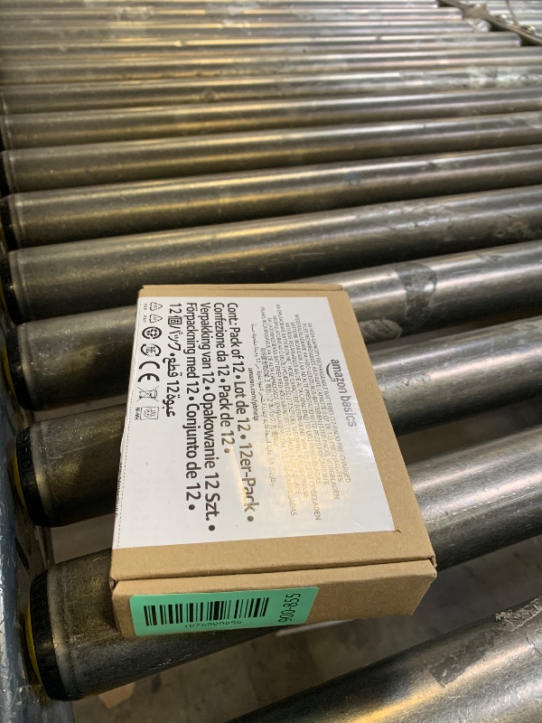 Photo 1 of Amazon Basics 12-Pack Rechargeable AA NiMH High-Capacity Batteries, 2400 mAh, 1.2V, Low Self Discharge, Pre-Charged, Recharge up to 400x Times