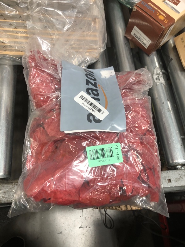 Photo 1 of (Pre-Separated, Scented) WAKISAKI Artificial Silk Rose Petals for Wedding Flower Petals for Romantic Special Night, for Proposal, Anniversary (1,000 PCS, Dark Red)