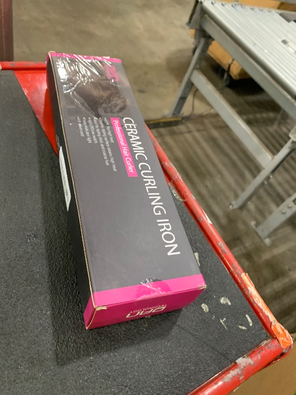 Photo 1 of 1/2 Inch Ceramic Small Curling Iron for Short Hair, Dual Voltage Hair Curler with 450°F/430°F Dual Heat Settings for Tight Curls, Pink