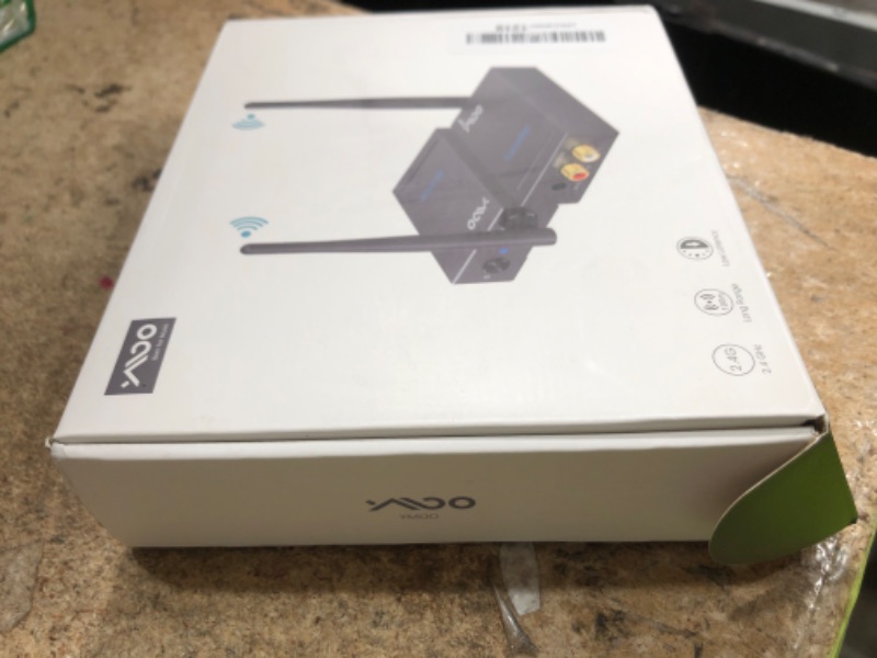 Photo 1 of **2 TRANSMITTERS, NO RECEIVERS**YMOO 2.4GHz Wireless Audio Transmitter Receiver (1 TX+1 RX), 20ms Ultra Low Latency HiFi Audio, 320ft Long Range RCA Jack Adapter for Powered Speaker/Soundbar to TV/PC/CD Player/Computer/Projector