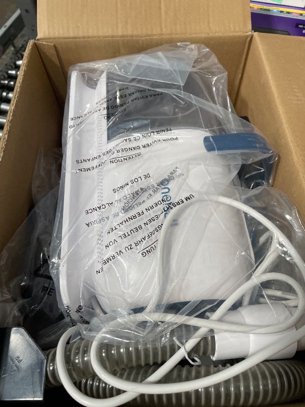 Photo 1 of **MISSING SOME ATTACHMENTS**oneisall Dog Grooming Vacuum, Pet Grooming Vacuum with Clipper Nail Grinder, 1.5L Dust Cup Dog deshedding Brush with 7 Tools for Shedding Pet Hair, Home Cleaning(Blue)