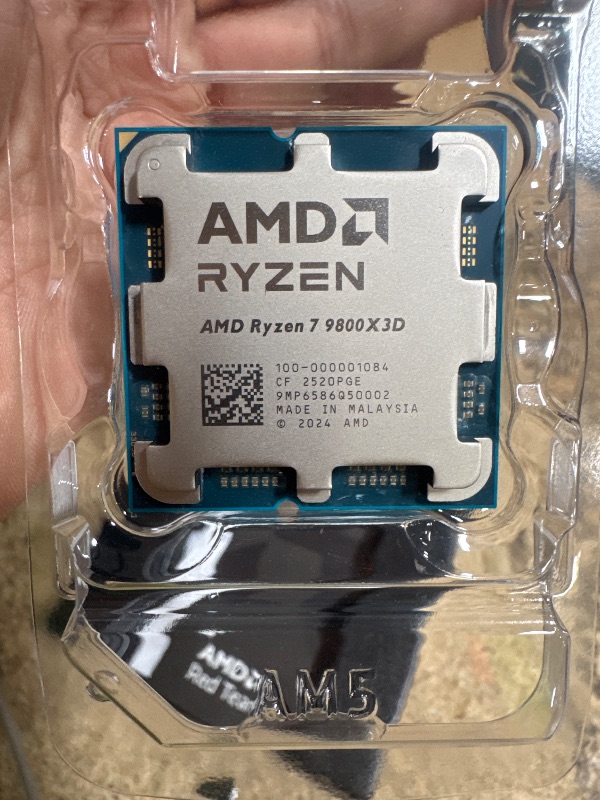 Photo 1 of *** For Parts ***
Unable to test
AMD RYZEN 7 9800X3D 8-Core