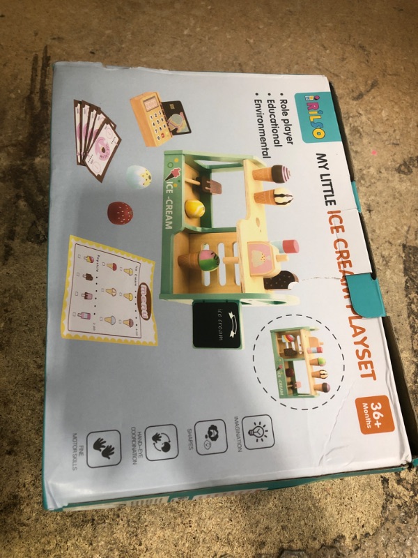 Photo 1 of *** POTENTIALLY MISSING PARTS ***
RILSO Ice Cream Toy for Kids,Play Store Pretend Play Toys for 2 3 4 Year Old,Play Food,Ice Cream Play Set Gifts for 2 3 4 Year Old Girl Boy,Kids Play Kitchen Accessories,Toys for 2 3 Year Old Girl Boy