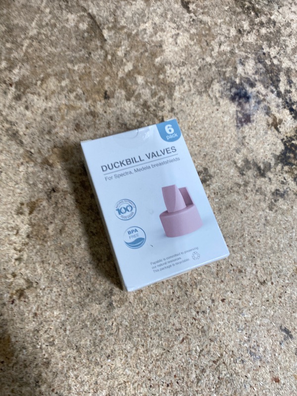 Photo 1 of [6-Count] Papablic Duckbill Valves, Replacement Milk Valves Compatible with Spectra S1 S2 and Medela Breast Pumps Accessories, BPA & DEHP Free, Pink