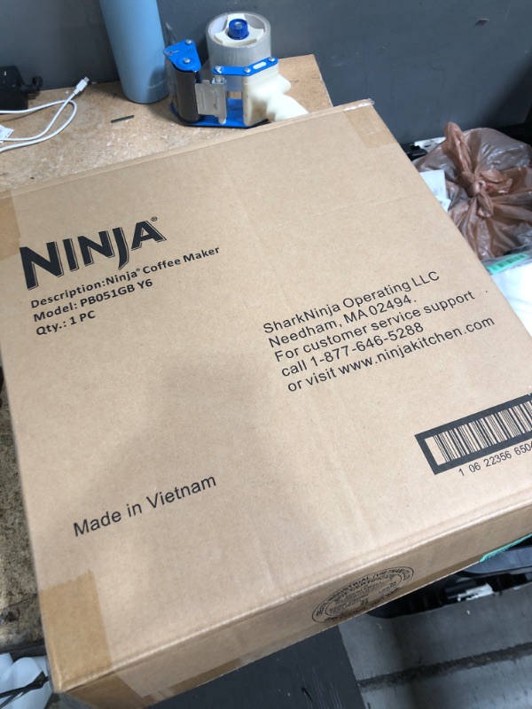 View 2 of ***FOR PARTS ONLY NON FUCNTIONAL***
Ninja Pods & Grounds Specialty Single-Serve Coffee Maker, K-Cup Pod Compatible, Built-In Milk Frother, 6-oz. Cup to 24-oz. Travel Mug Sizes, Iced Coffee Maker, Glacier Blue, PB051GB ** for parts only does not power on *