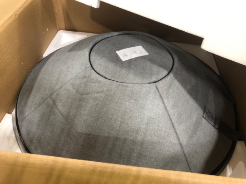 Photo 1 of "SINGOFIRE" New Upgrade Advanced Handpan Drum, Ember Steel Handpan, 10-Notes with Bag, 22-Inch 440Hz D Minor Kurd, Telescopic Drum Stand, Iridescent-Gold